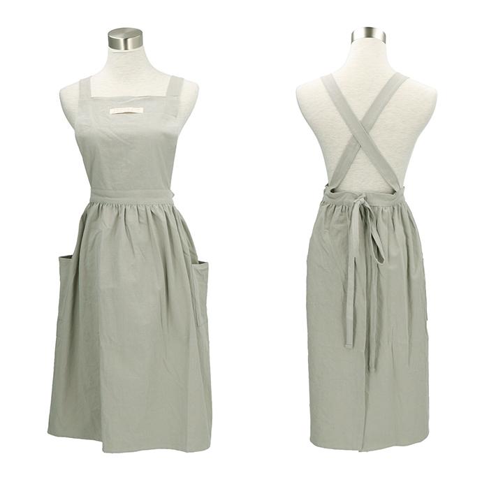 ランキング第1位 エプロン おしゃれ 通販 ナチュラル 安く て かわいい レディース ロング丈 大人 可愛い ワンピース 保育士 カフェエプロン スカート シンプル 母の日1 528円 Aynaelda Com