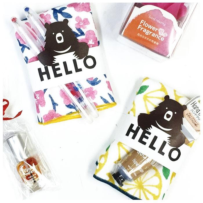 タオルハンカチ キッズ 通販 おしぼりタオル ハンカチ ギフト ブランド ハローベア プチギフト お誕生日 プレゼント コットン 綿 かわいい タオルハンカチ | ブランド登録なし | 23