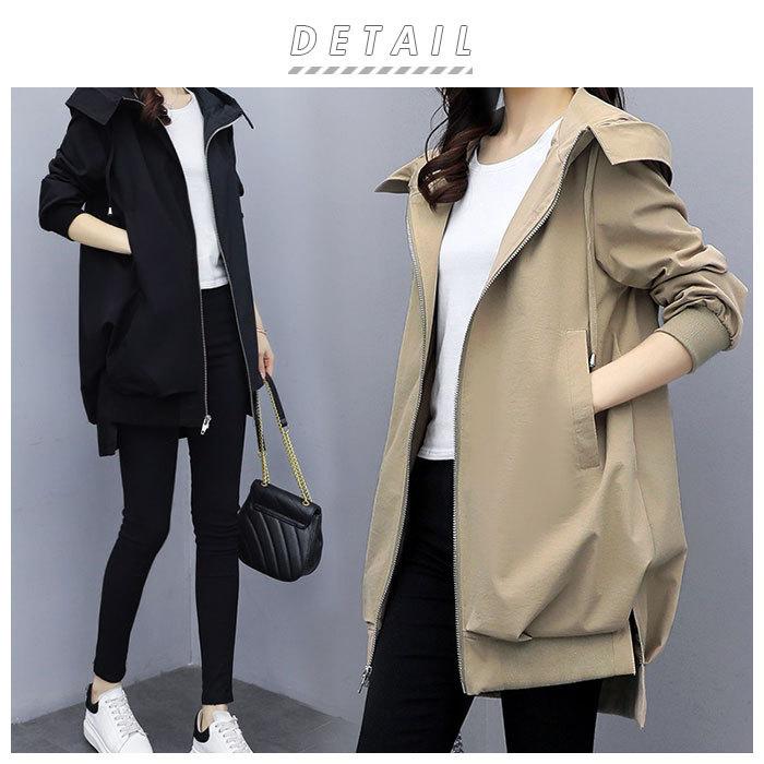 マウンテンパーカー レディース 通販 春 ロング 大人 大きいサイズ きれいめ 薄手 上着 パーカー アウター ジャンパー 体型カバー 長め 丈 ブルゾン Backyard Family 通販 Paypayモール