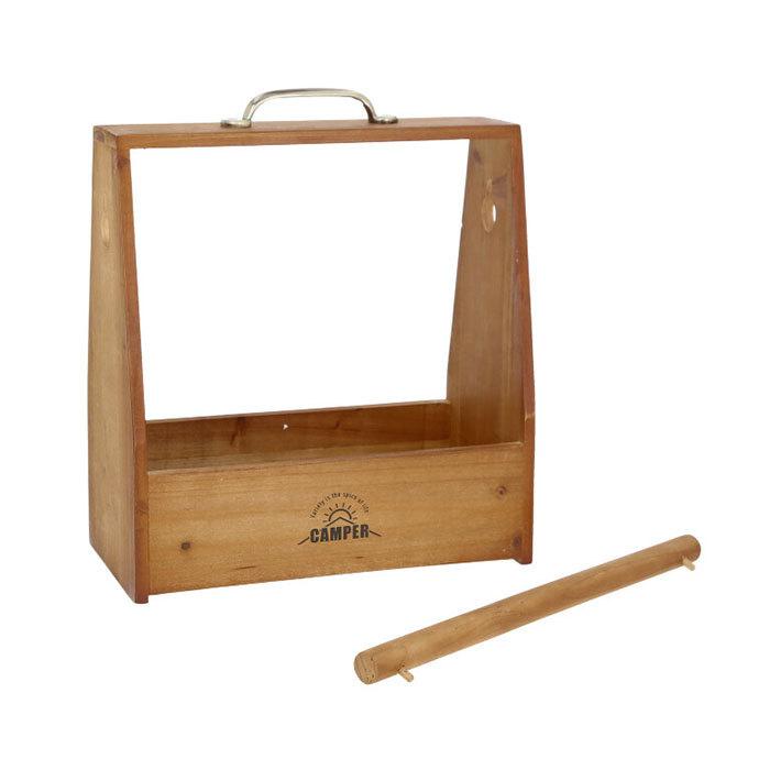 スパイスボックス 通販スパイスボックス キャンプ キッチンペーパーホルダー 調味料ラック 木製 持ち運び 調味料入れ 調味料 収納 スパイスボックス |  | 06