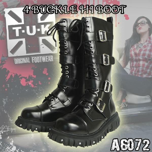 TUK 4 通販/正規品 おすすめ シューズ・靴 定番 パンクなスニーカー・ラバーソール A6072 BOOT HI | 