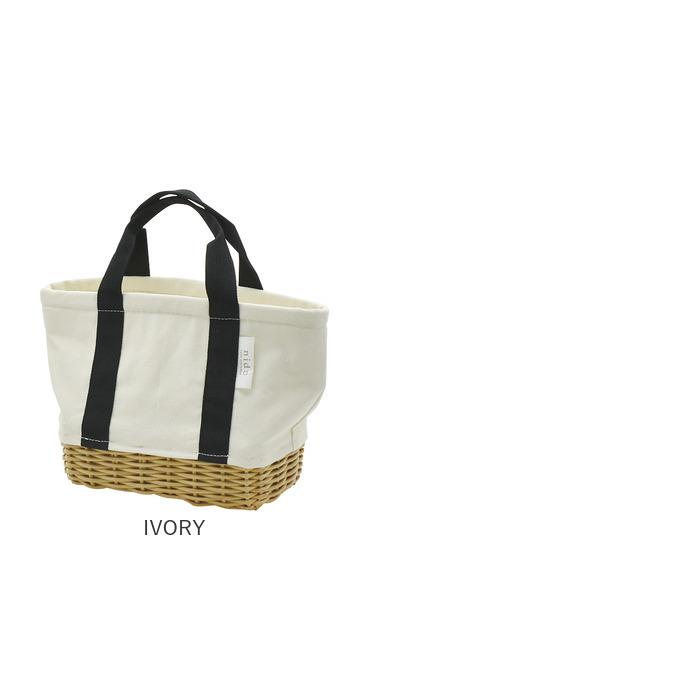 ランチバッグ NIDO ランチバッグ 保冷 通販 ランチバスケット ランチバック カゴ付きバッグ カゴ付きバック キャンバストート 保冷バッグ 保冷バック 手提げ | NIDO | 16