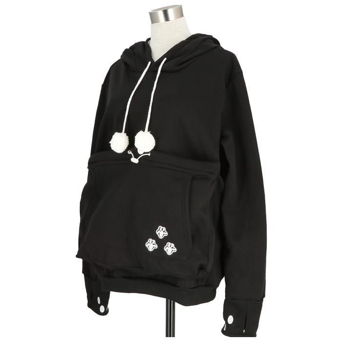 ‼️SALE☆氣志團フーディ にゃんこパーカー ブラック 猫パーカー M パーカー 通販パーカー レディース おしゃれ にゃんこ ポケット