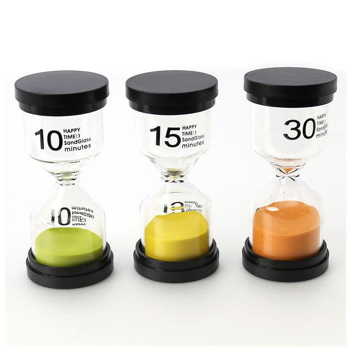 砂時計 おしゃれ 通販 3分 10分 1分 5分 サンドタイマー 15分 30分 オシャレ な タイマー キッチンタイマー 時計 防水 お風呂 6個 セット かわいい 砂時計 | BACKYARD FAMILY | 04