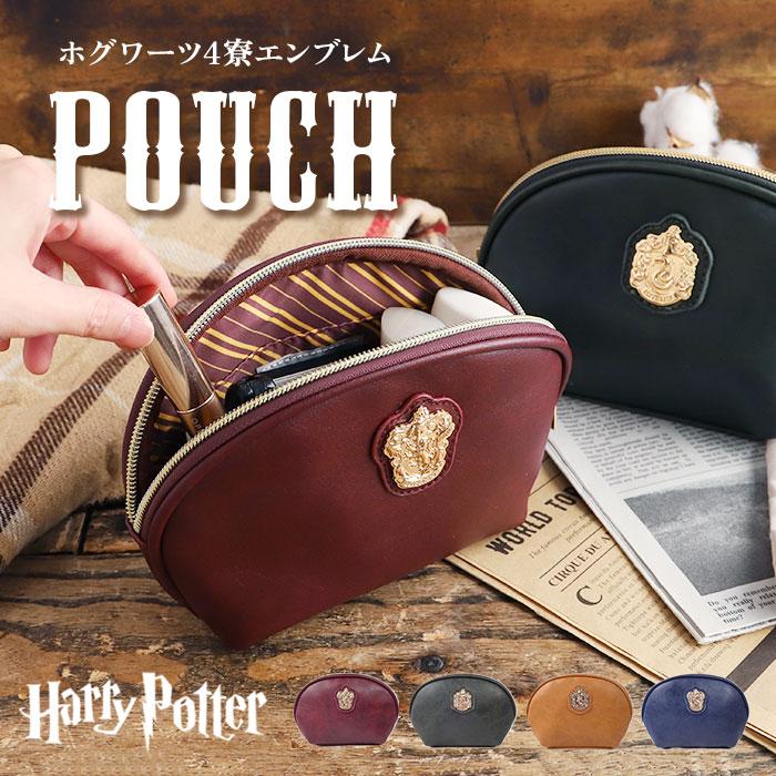 FLAPPER ハリーポッター ポーチ 通販 Harry Potter グッズ ホグワーツ４寮エンブレムポーチ F218241 化粧ポーチ コスメポーチ メイクポーチ マルチポーチ の商品画像