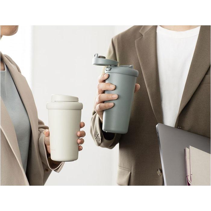 タンブラー 蓋付き 通販 400ml ステンレスタンブラー 蓋つき マイボトル コーヒータンブラー 保冷保温 広口 ワンタッチオープン テイクアウト タンブラー |  | 04