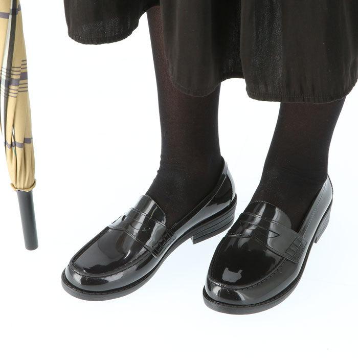 ローファー レディース 幅広 通販 3e 革靴 レインシューズ 晴雨両用 カジュアルシューズ ビジネスシューズ レインローファー レースアップ ドレスシューズ 即納 大特価