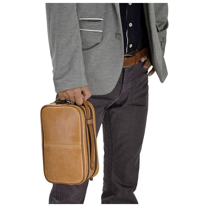 セカンドバッグ 通販セカンドバッグ メンズ ダブルファスナー かっこいい 小さめ クラッチバッグ 40代 50代 60代 日本製 おしゃれ ブラック セカンドバッグ |  | 03