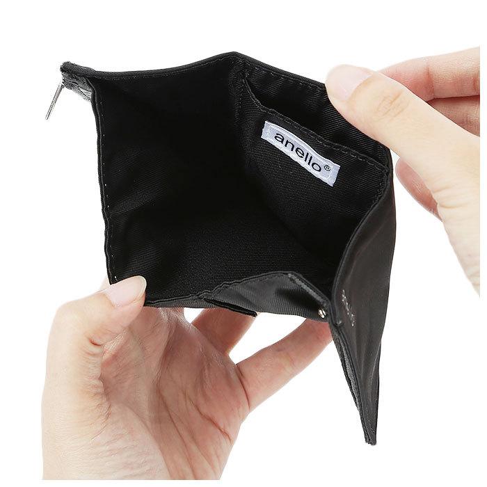 アネロ anello アネロ 財布 通販 メンズ レディース 三つ折り財布 ミニ財布 薄い コンパクト 軽量 軽い おしゃれ シンプル 旅行 アウトドア SHIFT AH-C3601 | anello | 07