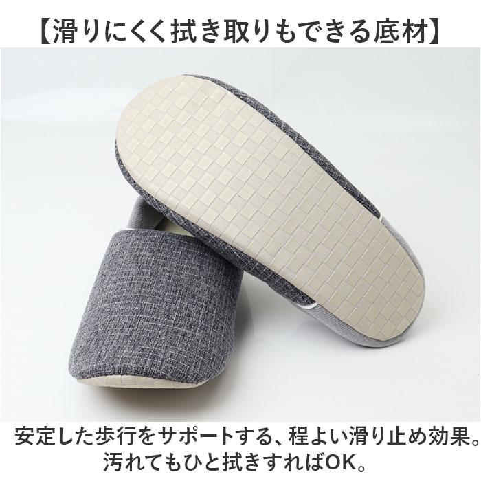 防災スリッパ 通販 スリッパ 前詰まりスリッパ ルームシューズ 室内履き 踏み抜き防止 蓄光テープ 手洗い可 洗える 災害時 メンズ レディース 防災スリッパ | BACKYARD FAMILY | 11