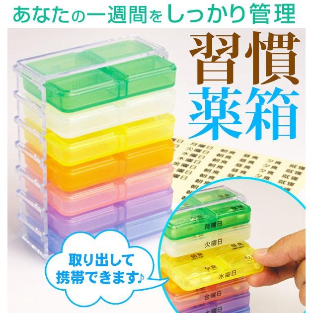 習慣薬箱 薬箱 アルファックス 通販 おしゃれ 習慣 携帯 管理 ピルケース ケース 引き出し 引出し ラック 収納 薬 くすり 整理 薬ケース 薬入れ 薬ポーチ Backyard Family 通販 Paypayモール