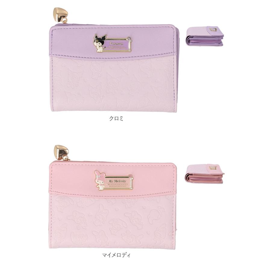 サンリオ 財布 二つ折り 通販 二つ折り財布 2つ折り財布 折りたたみ財布 折り財布 sanrio グッズ お財布 おさいふ L字ファスナー レディース キャラクター |  | 19