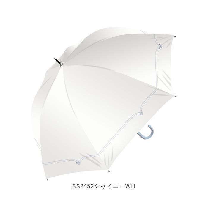 【実使用無し】BRIEFING 傘 アンブレラ ホワイト ライン 傘 通販傘 日傘 晴雨兼用 レディース 長傘 50cm 雨傘
