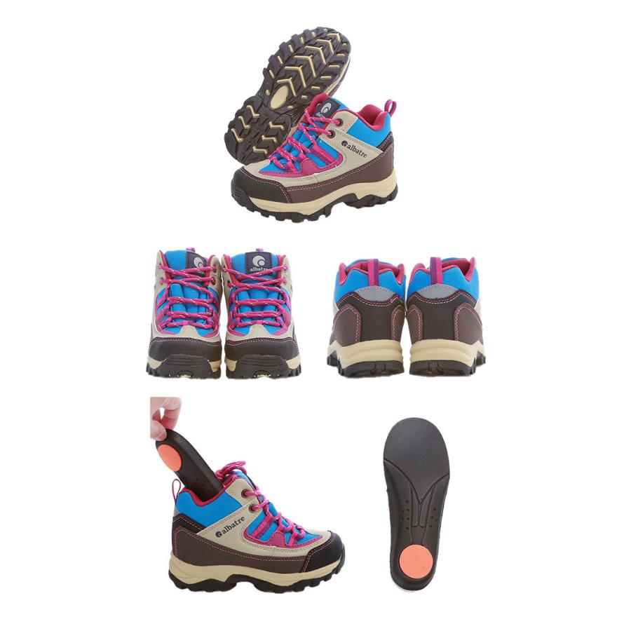 トレッキングシューズ キッズ 通販 登山靴 子供用 トレッキング シューズ 子供 子ども albatre アルバートル  ジュニアトレッキングシューズ ジュニア | albatre | 19