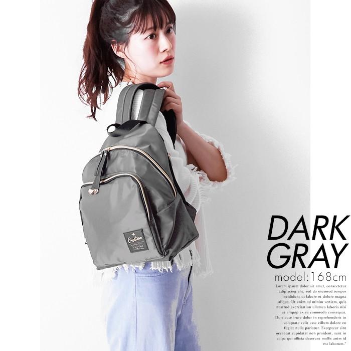 リュックサック レディース シンプル ブランド おしゃれ 40代 リボン ミニリュック 大人 かわいい リボン引き手 通勤 通学 旅行 無地 at Creation リュック | AT CREATION | 07