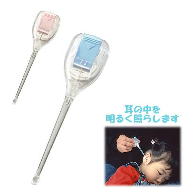 耳かき 子供用 スマイルキッズ SMILE KIDS 耳掃除 あかりちゃん ライト LED 白いライト 明るい 見やすい LEDライト付き耳かき 光る耳かき | ブランド登録なし