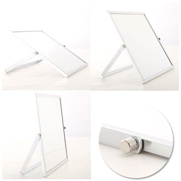 卓上ミラー 大型 通販 おしゃれ スタンドミラー 卓上 大きめ LL シンプル アルミフレーム 化粧 メイク 軽い 軽量 鏡 ミラー Annecy アネシー Paradec 卓上ミラー |  | 08