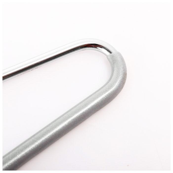 ハンガー 通販ハンガー すべらない 男性用 スラックスハンガー 2本組 セット ズボン パンツ用 おしゃれ ボトムハンガー ブランド アニマーレ シルバー ハンガー |  | 08