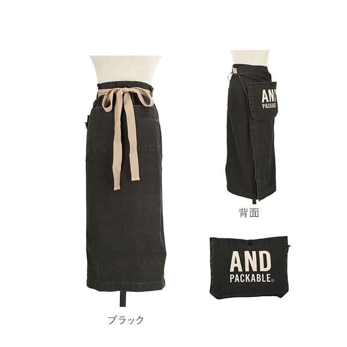 エプロン 通販エプロン おしゃれ カフェ メンズ レディース ロング ギャルソン ナチュラル 大きいサイズ フリーサイズ AND PACKABLE アンドパッカブル 制服 | AND PACKABLE | 16