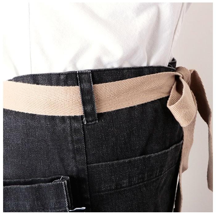 エプロン 通販エプロン おしゃれ カフェ メンズ レディース ロング ギャルソン ナチュラル 大きいサイズ フリーサイズ AND PACKABLE アンドパッカブル 制服 | AND PACKABLE | 09