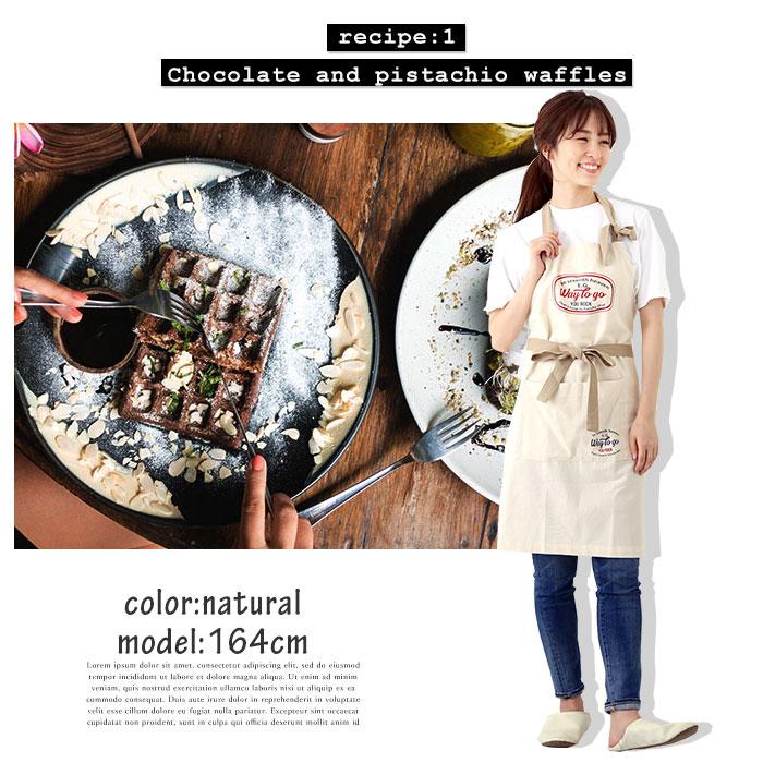 エプロン おしゃれ ナチュラル 通販 かわいい レディース メンズ シンプル 男前 ロゴ 胸当てエプロン 前結び 後ろ結び ホルターネック ポケット | AND PACKABLE | 09