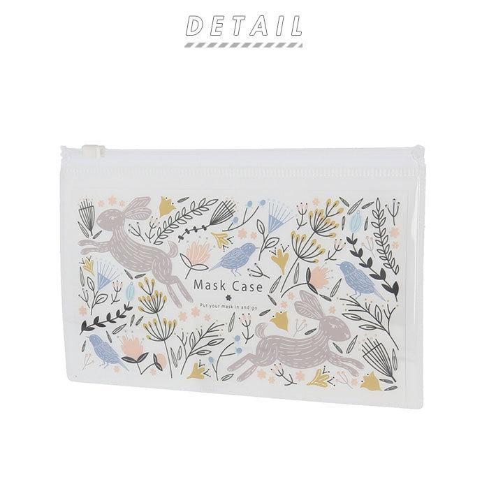 マスクケース 通販マスクケース 持ち運び 抗菌 日本製 おしゃれ かわいい 仮置き マスク ケース 携帯 ポーチ 仕切り付き コンパクト スリム  マスクケース |  | 07