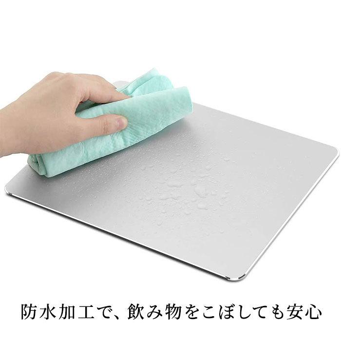 マウスパッド おしゃれ 四角 通販 マウスパット アルミ 金属 合金 シンプル かわいい 防水 リバーシブル スタイリッシュ メタル 無地 パソコン マウスパッド |  | 10