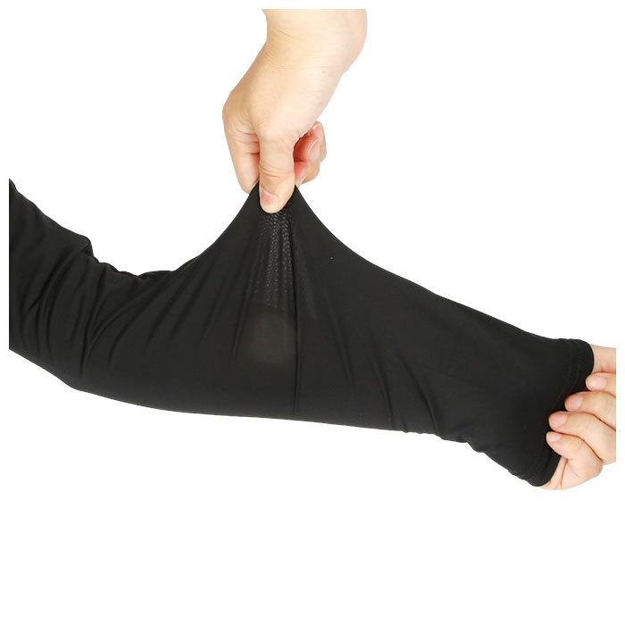 アームカバー uv 冷感 通販 スポーツ ロング  レディース メンズ ゴルフ テニス ランニング 運転 グッズ 接触冷感 速乾 ブラック アームカバー |  | 05