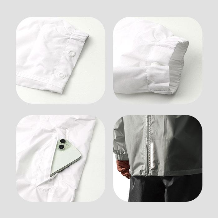 マック makku マック レインスーツ バッグイン AS-5140 通販 レインウェア レインジャケット かっぱ カッパ 雨合羽 合羽 雨具 自転車用 フード付き 収納可能 |  | 15