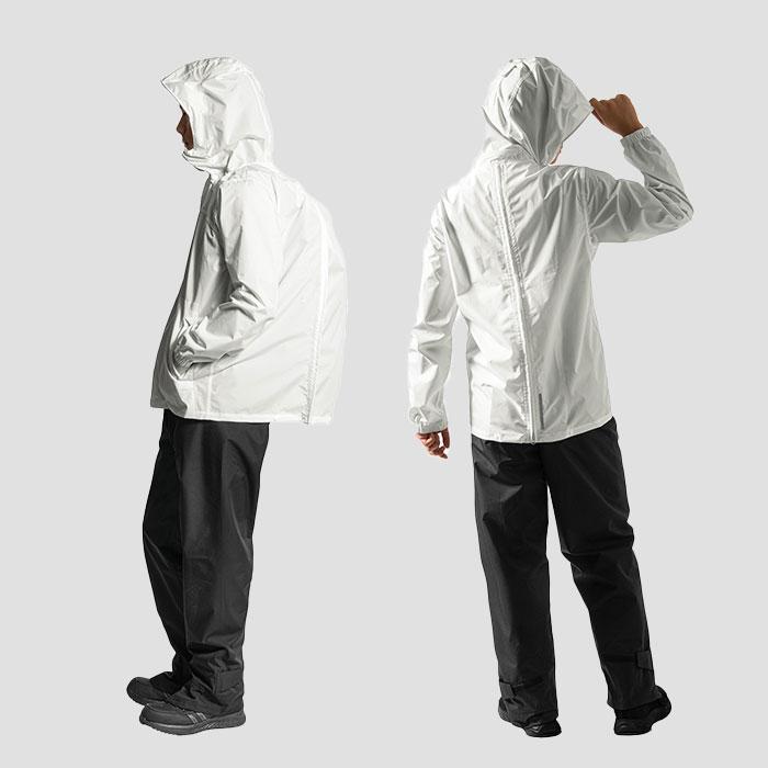 マック makku マック レインスーツ バッグイン AS-5140 通販 レインウェア レインジャケット かっぱ カッパ 雨合羽 合羽 雨具 自転車用 フード付き 収納可能 |  | 16