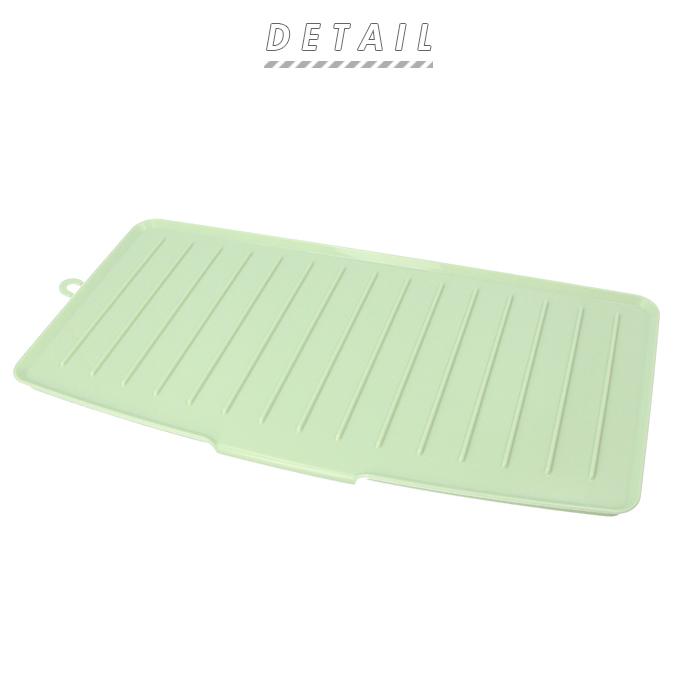 水切りラック シンク上 通販 水切り 水切りかご 水切りカゴ かご リバーシブル トレー スリム 水が流れる 止水機能付 止水 横置き ヨコ置き 水切りラック |  | 03