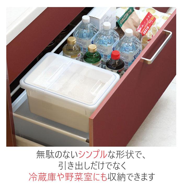米びつ 通販 冷蔵庫 野菜室 約 5kg 6kg 米櫃 こめびつ ライスストッカー ライスボックス 引き出し用 保存容器 新生活 一人暮らし キッチン ケース 保存食 米びつ |  | 04