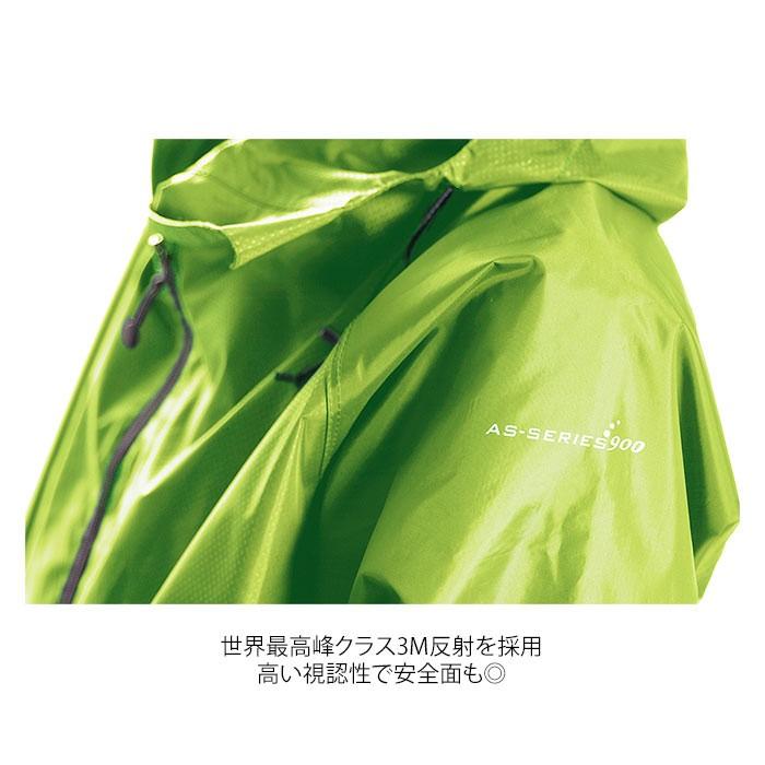 カッパ 雨具 メンズ かっこいい 通販 自転車 通勤 通学 レインジャケット 雨合羽 シンプル ブラック 黒 レインウエア ゴルフ 釣り バイク カッパ | Makku | 15