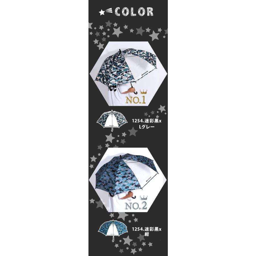 子供傘 55センチ 傘 子供 55cm ジャンプ傘 キッズ 子ども  男の子 1コマ 透明窓付き こども傘 長傘 子供用 ワンタッチ 折れにくい グライファイバー骨  子供傘 |  | 26