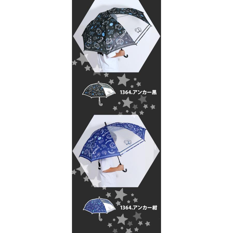 子供傘 55センチ 傘 子供 55cm ジャンプ傘 キッズ 子ども  男の子 1コマ 透明窓付き こども傘 長傘 子供用 ワンタッチ 折れにくい グライファイバー骨  子供傘 |  | 27