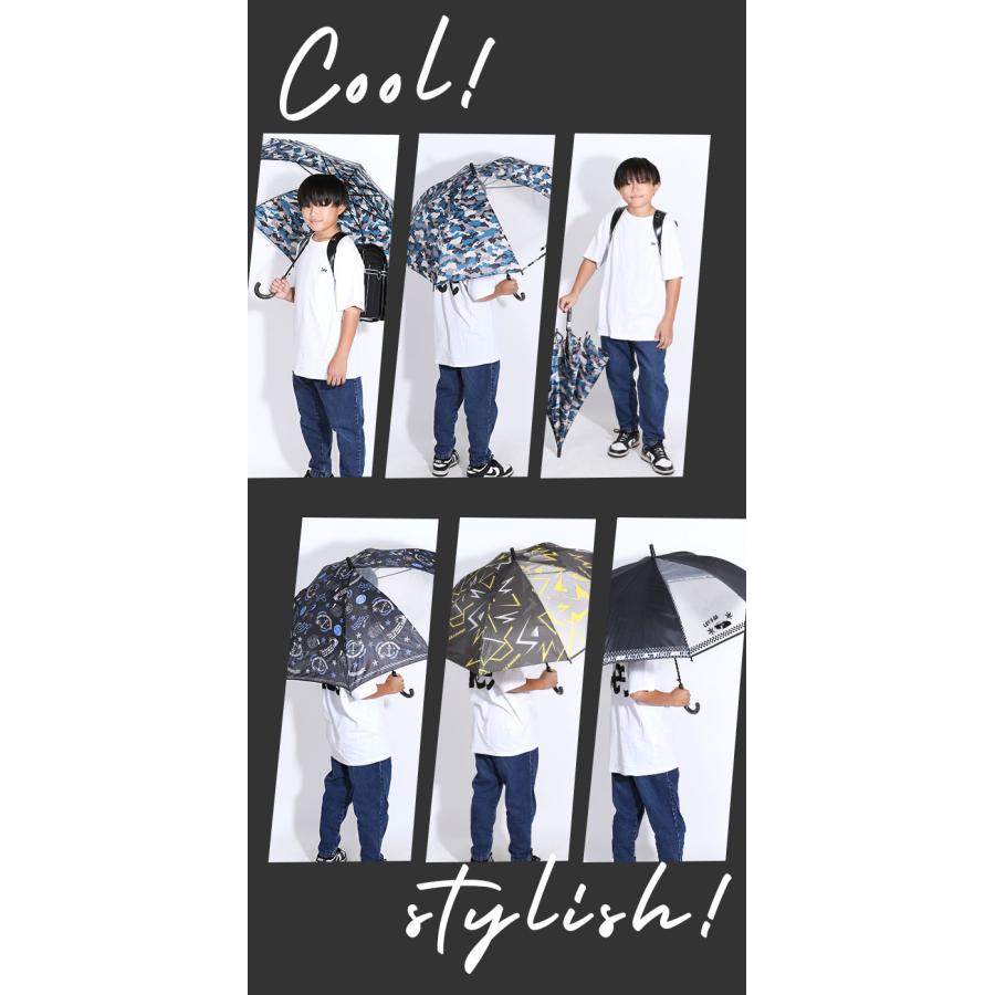 子供傘 55センチ 傘 子供 55cm ジャンプ傘 キッズ 子ども  男の子 1コマ 透明窓付き こども傘 長傘 子供用 ワンタッチ 折れにくい グライファイバー骨  子供傘 |  | 19