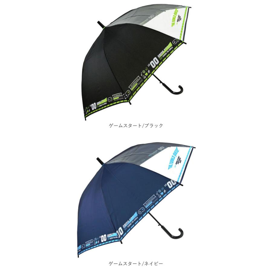 傘 子供用 55 通販 ジャンプ傘 長傘 かさ小学生 キッズ 子供 こども 子ども 男の子 男子 男児 透明窓 窓付き 1コマ 透明 55cm 55センチ ジャンプ 通学 登校 傘 |  | 24