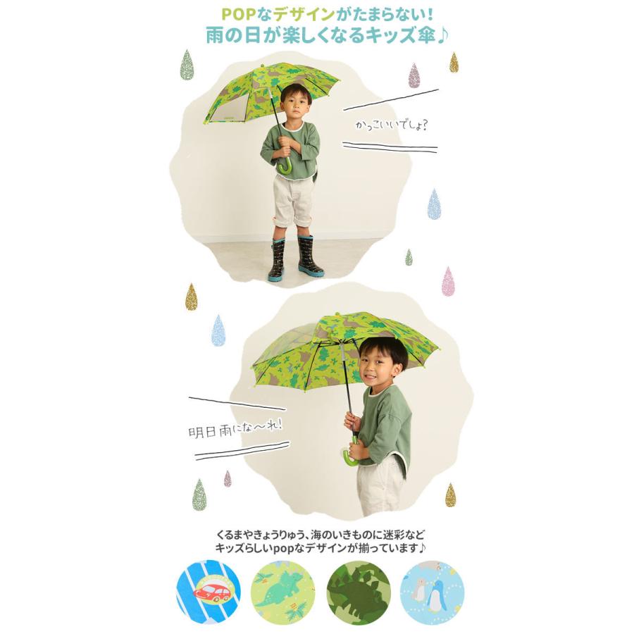 傘 子供 手開き おしゃれ キッズ 軽量 軽い こども 子ども用 幼稚園 保育園 通園 男の子 45cm かわいい グラスファイバー 丈夫 折れにくい 1コマ 透明窓 Backyard Family 通販 Paypayモール