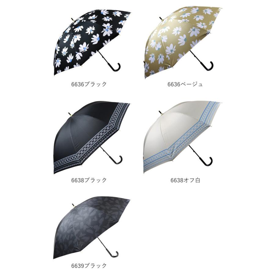 傘 レディース 大人 通販 長傘 47cm 晴雨兼用 かさ カサ 雨傘 日傘 一級遮光 UVカット99％ 手開き 晴雨兼用傘 ブラックコーティング傘 UPF50+ おしゃれ 傘 |  | 35