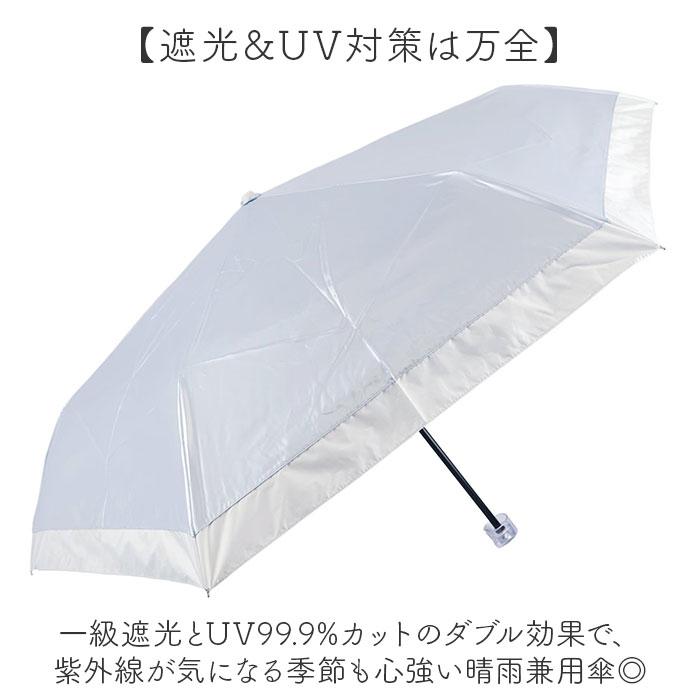 晴雨兼用折りたたみ傘 レディース 通販 強風対応 晴雨兼用傘 折り畳み傘 雨傘 日傘 傘 かさ 強風に強い 55cm 55センチ 手開き |  | 06