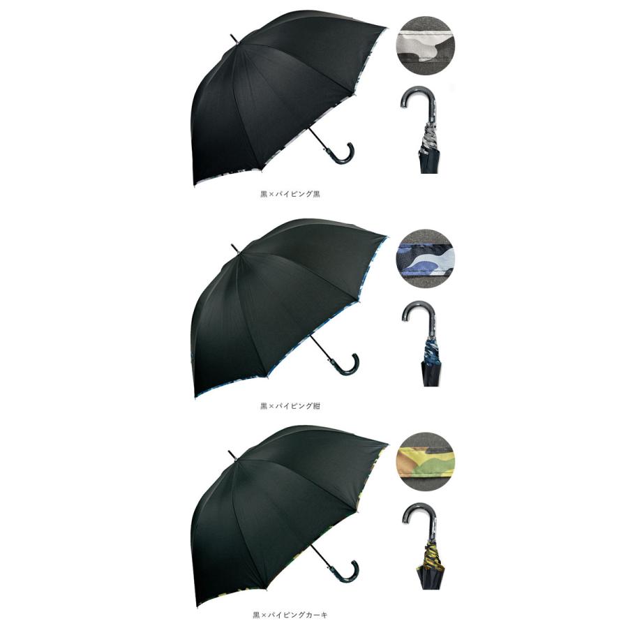 長傘 メンズ ジャンプ 通販 70cm 無地 強風に強い 強風対応 ワンタッチ傘 ジャンプ傘 ワンタッチ 雨傘 傘 折れにくい 壊れにくい グラスファイバー 親骨 長傘 | at | 18