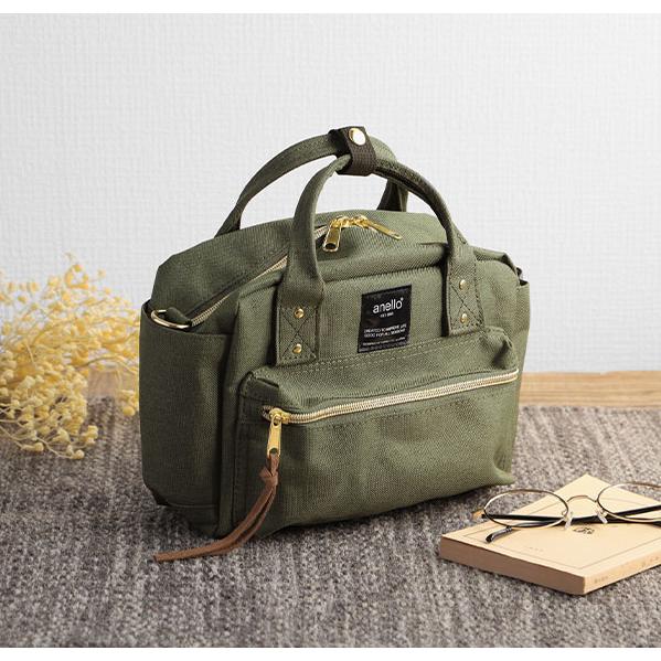 アネロ ショルダーバッグ レディース anello ショルダー ミニ 定番 2way かわいい 軽い 女の子 斜めがけ ポリキャン ポリエステルキャンバス 旅行 | anello | 20