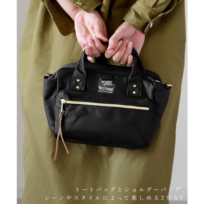 アネロ ショルダーバッグ レディース anello ショルダー ミニ 定番 2way かわいい 軽い 女の子 斜めがけ ポリキャン ポリエステルキャンバス 旅行 | anello | 17