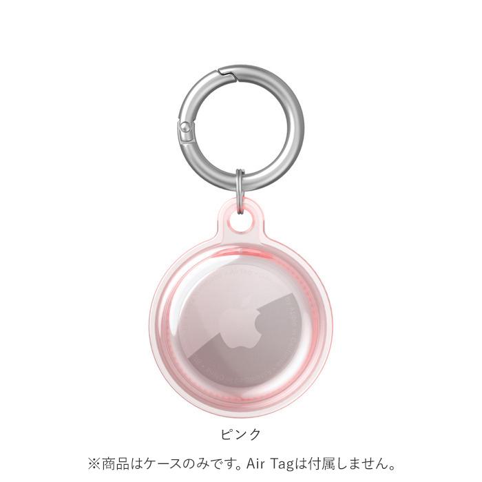 エアタグ apple エアタグ ケース 通販 airtag ホルダー air tag アクセサリー カバー キーホルダー 保護ケース TPU クリアカバー シンプル 透明 クリア AirTags | BACKYARD FAMILY | 24