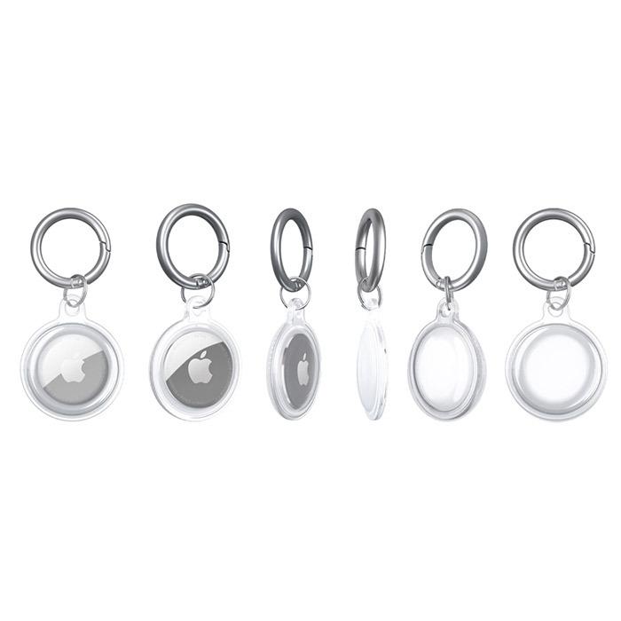 エアタグ apple エアタグ ケース 通販 airtag ホルダー air tag アクセサリー カバー キーホルダー 保護ケース TPU クリアカバー シンプル 透明 クリア AirTags | BACKYARD FAMILY | 18
