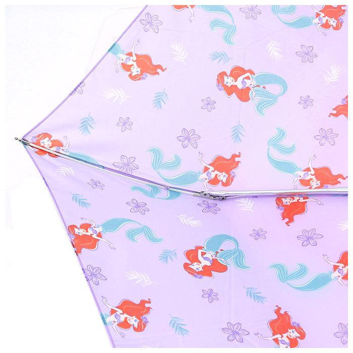 傘 子供用 50センチ 通販 折りたたみ傘 男の子 女の子 こども用 安全 ろくろ ガード 50cm 軽量 キャラクター ディズニー アリエル アナ雪 傘 |  | 10