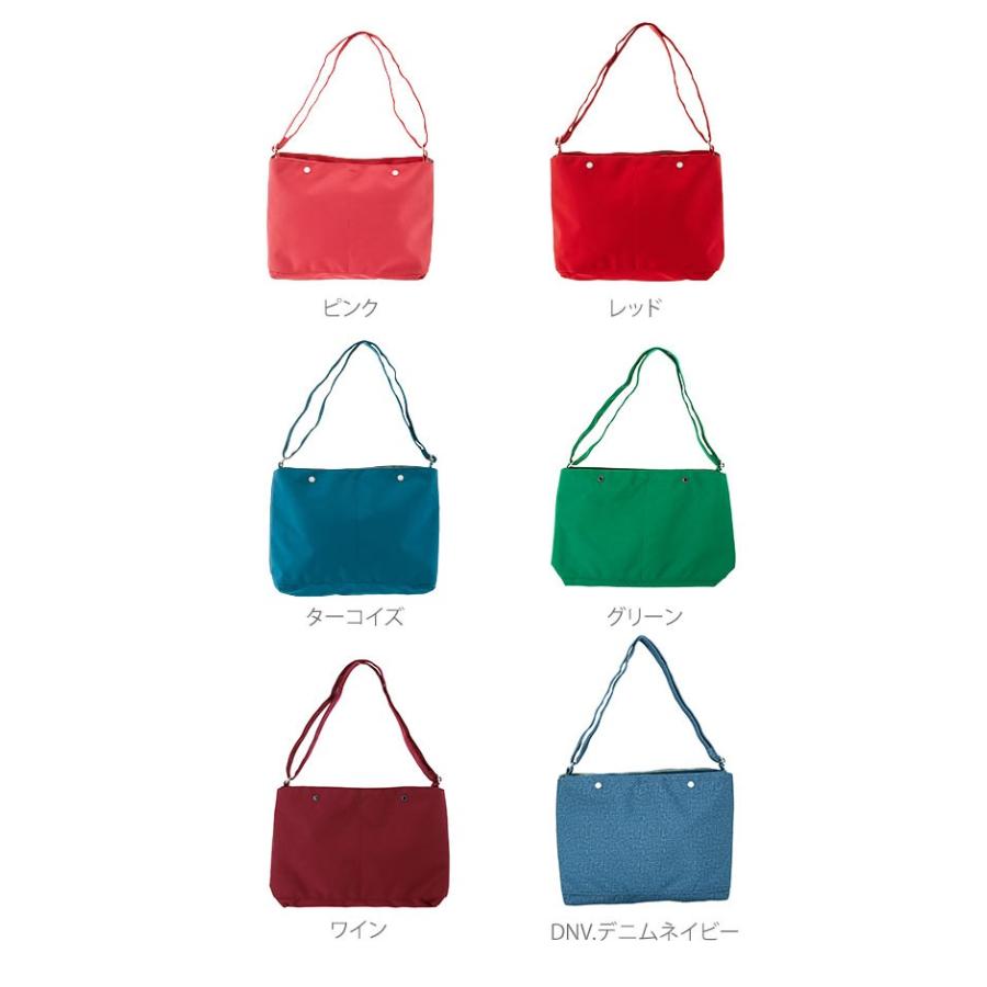 ショルダーバッグ アネロ ショルダーバッグ レディース anello 斜めがけバッグ メンズ 斜めがけ 軽量 軽い a4 横型 10ポケット ミニポーチ付き 大容量 大きい | anello | 17