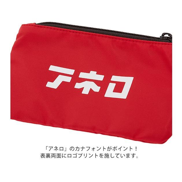 ポーチ 小物入れ おしゃれ メンズ 通販 ブランド ファスナー レディース かわいい カラビナ付き アネロ角ポーチ コインケース 小銭入れ 化粧ポーチ 黒 ポーチ | anello | 10