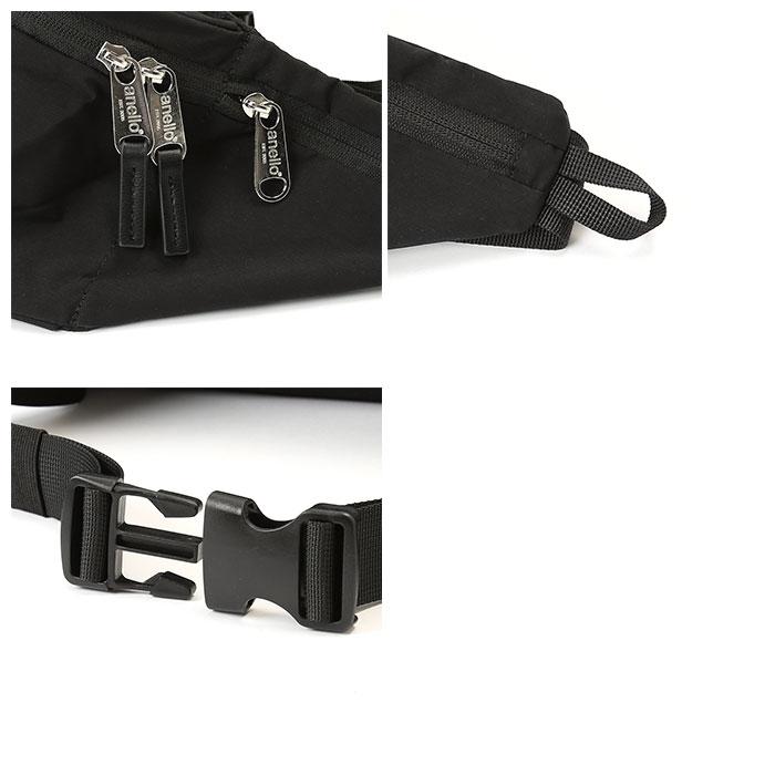 アネロ 通販アネロ anello ボディバッグ ATS0654 ウエストバッグ ウエストポーチ レディース メンズ 撥水 はっ水 斜めがけバッグ CIRCLE サークル  アネロ | anello | 09