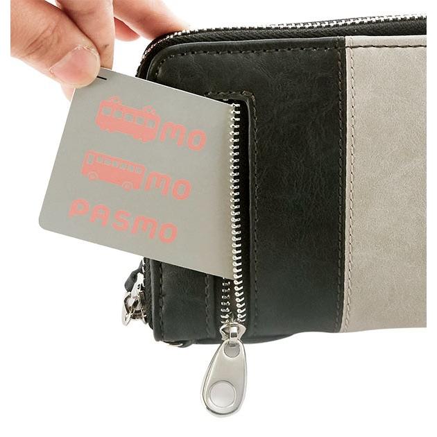 長財布 アネロ 財布 レディース 長財布 ラウンドファスナー anello メンズ ラウンドジップ シンプル おしゃれ 無地 ロゴ カードポケット 合皮 | anello | 10